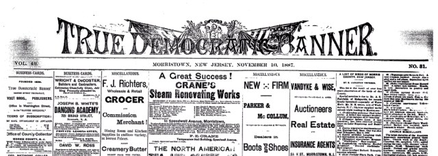 True Democratic Banner, 11-10-1887