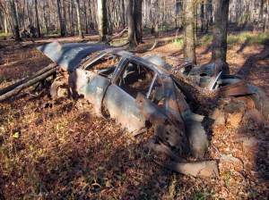 Future archaeological find, Long Hill, NJ, Nov. 10, 2013 (photo by J. Klizas)